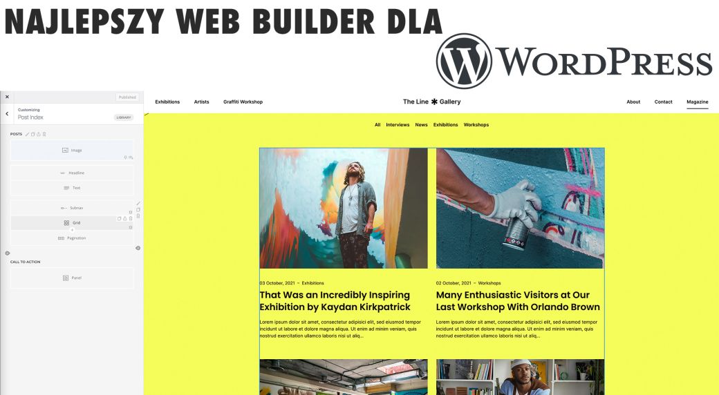 WordPress web builder