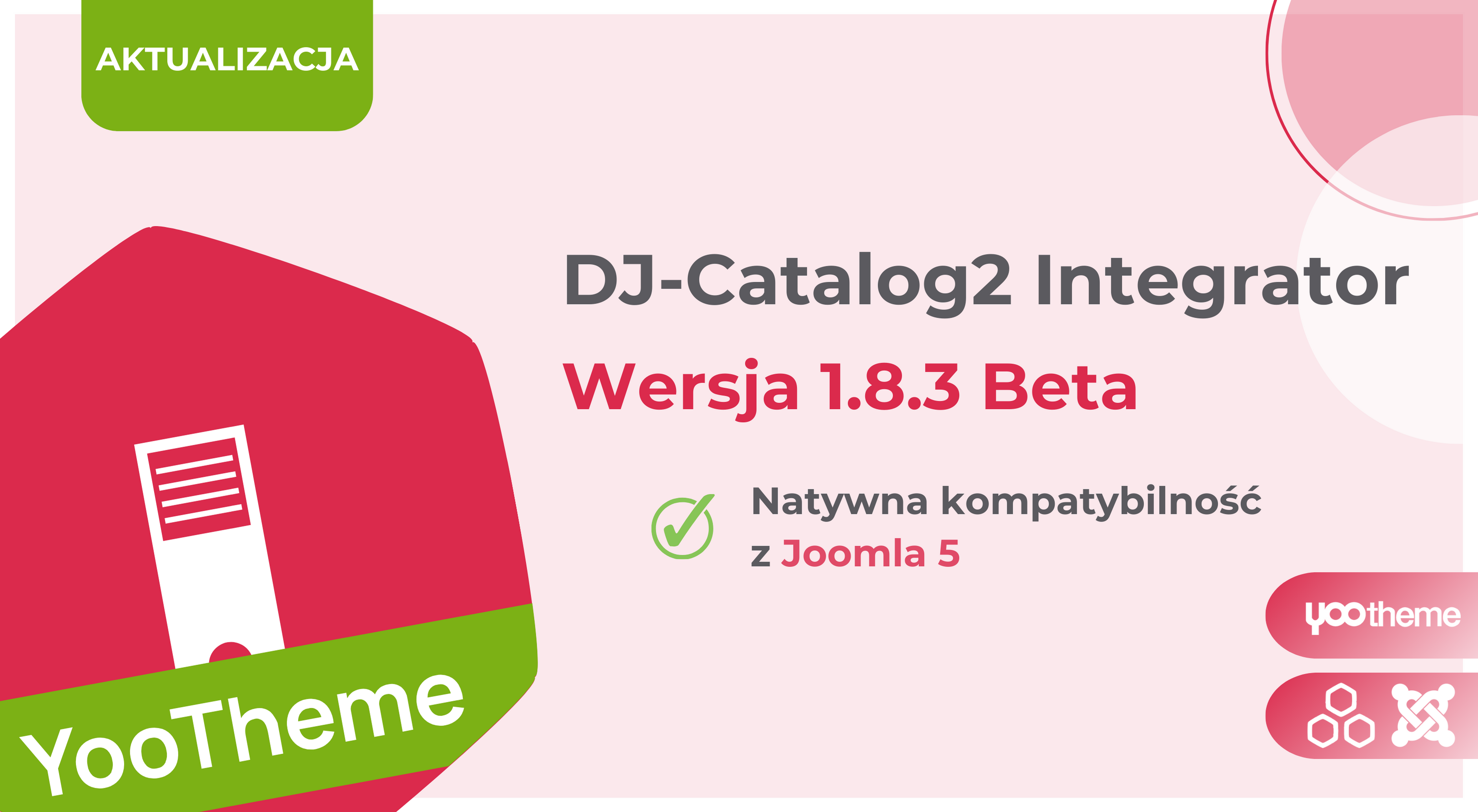 [AKTUALIZACJA] Dodatek DJ-Catalog2 Integrator 1.8.3 z natywną kompatybilnością dla Joomla 5