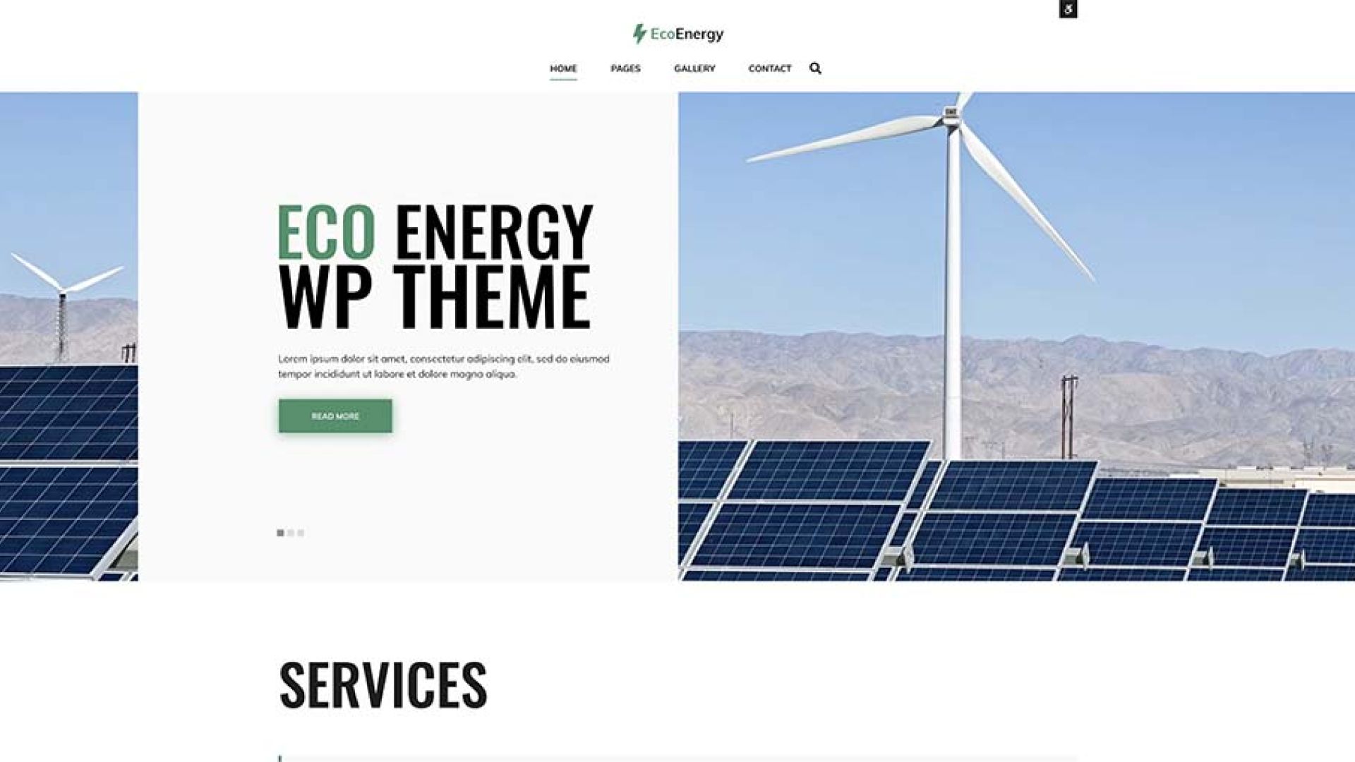 Eco Energy - motyw WCAG